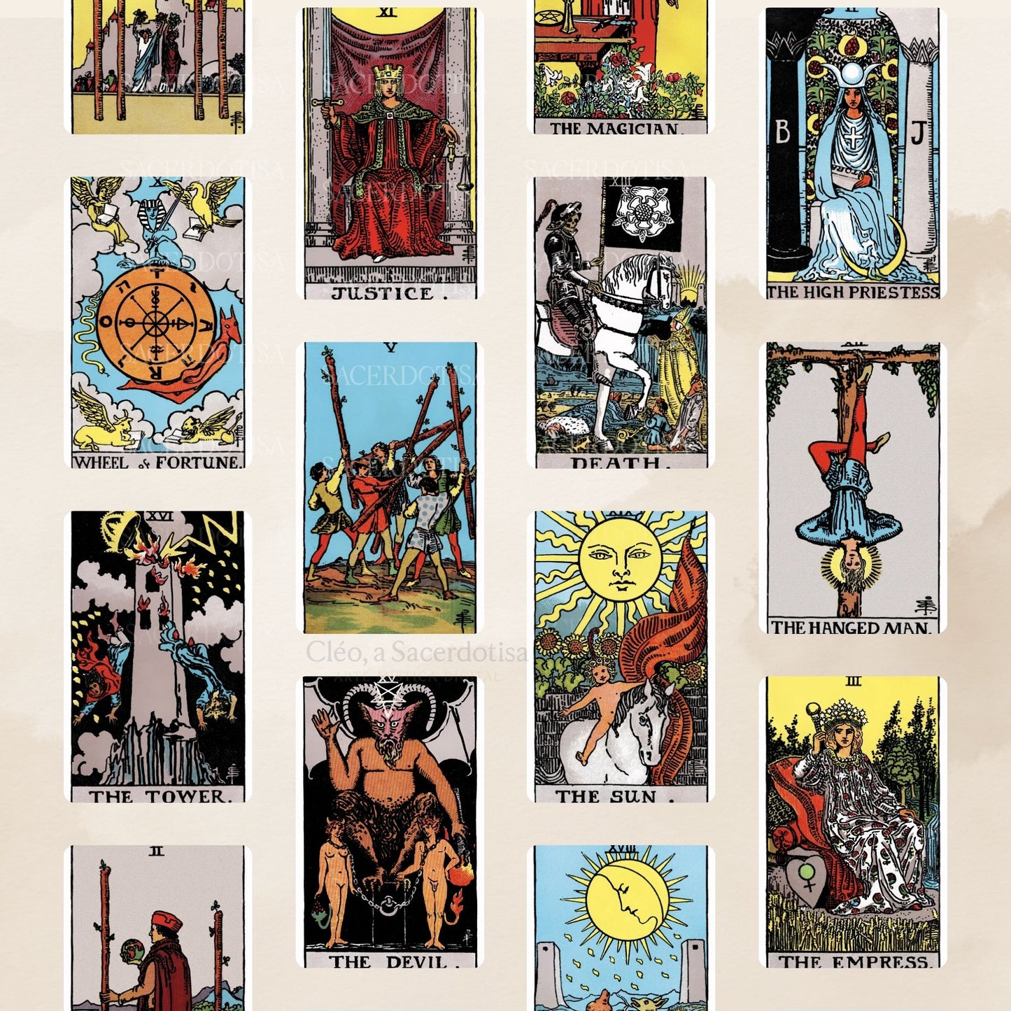 Deck Tarot Rider Waite