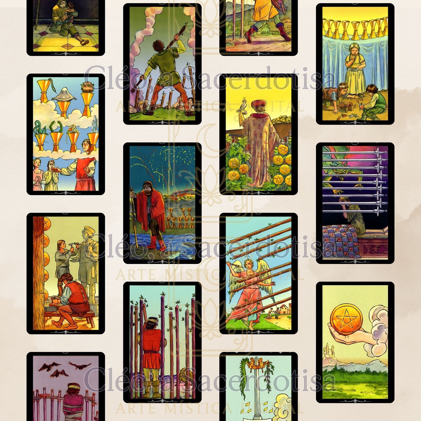 Deck para tarot digital TAROT INVERTIDO