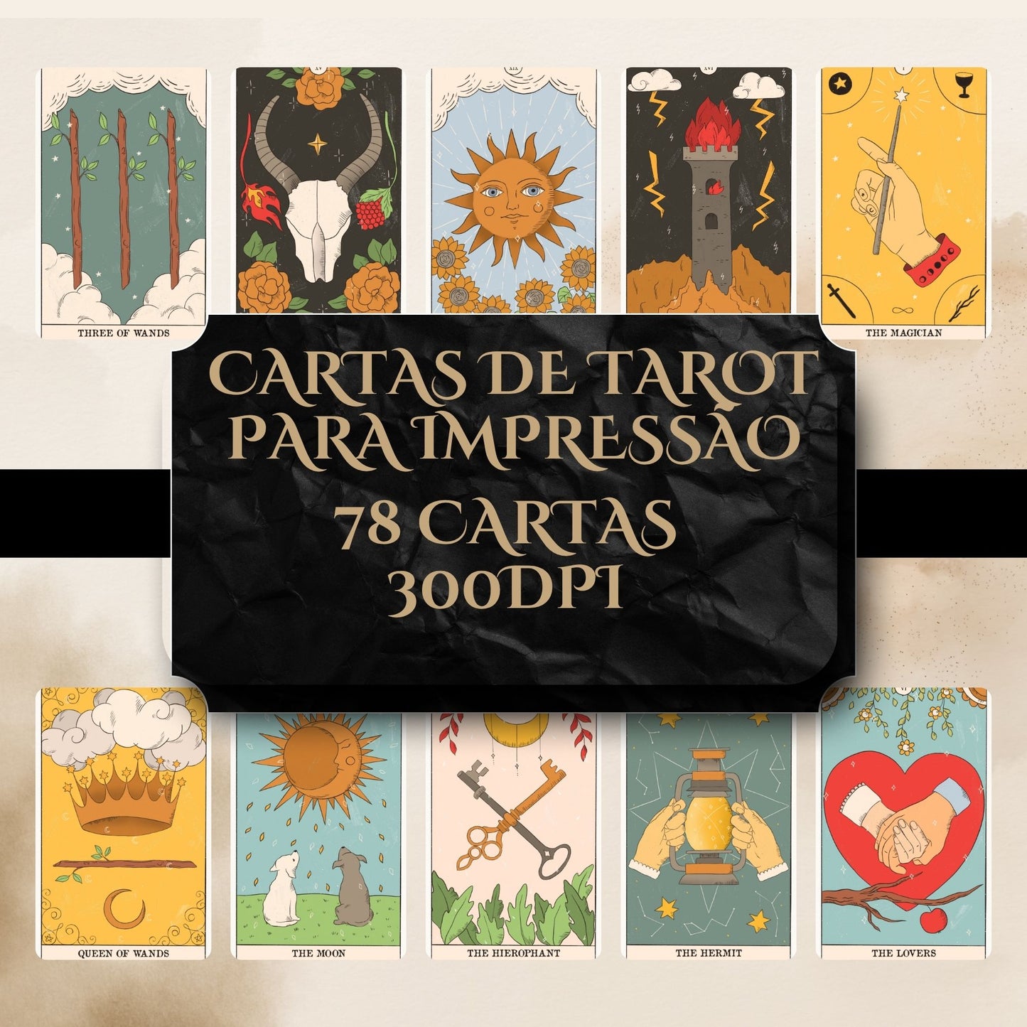 Deck para tarot digital.