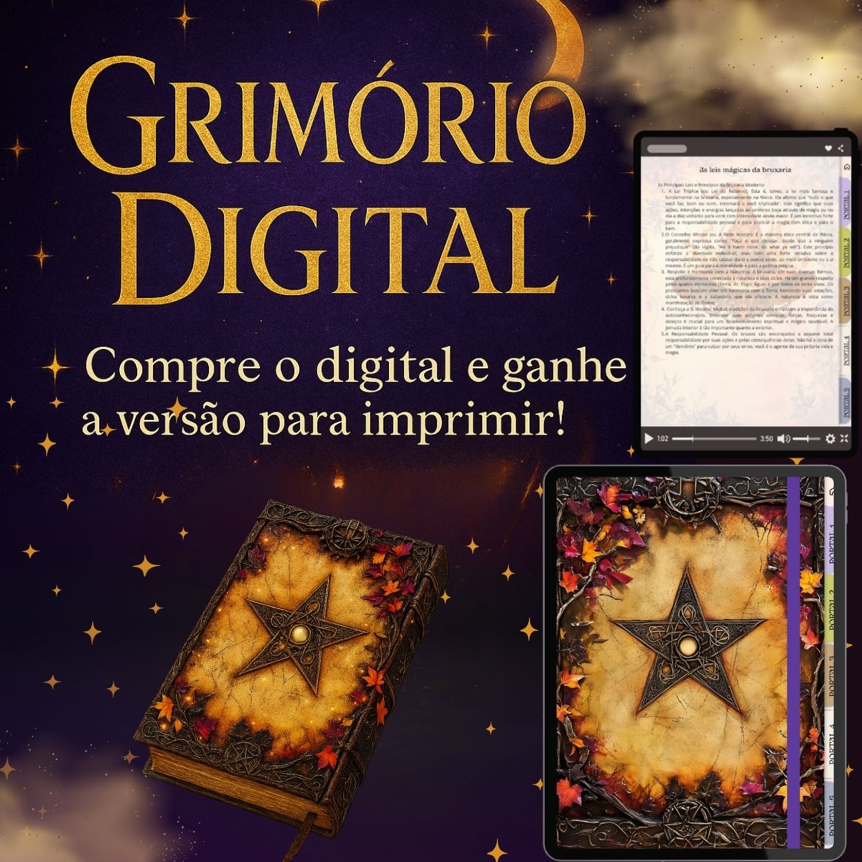 Grimorio digital interativo