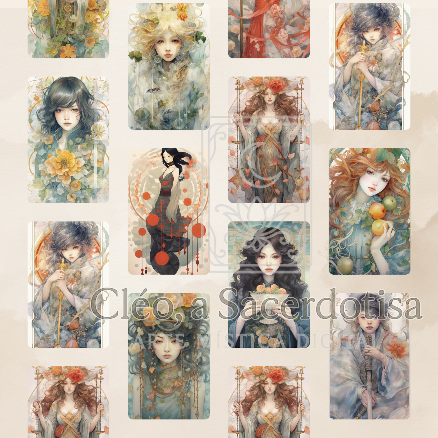 Deck Pink Dreams para tarot digital