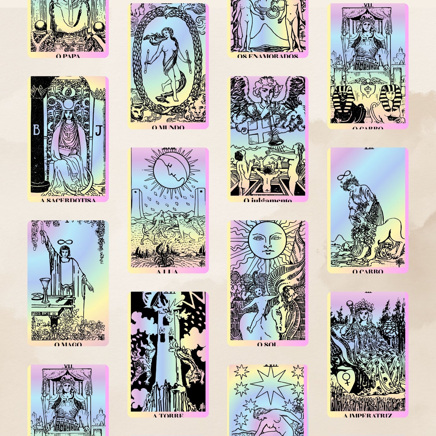 Deck Waite Smith tarot digital
