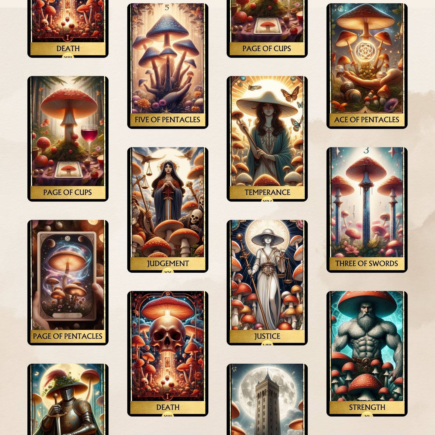 Magic Mushroom digital 78 cartas