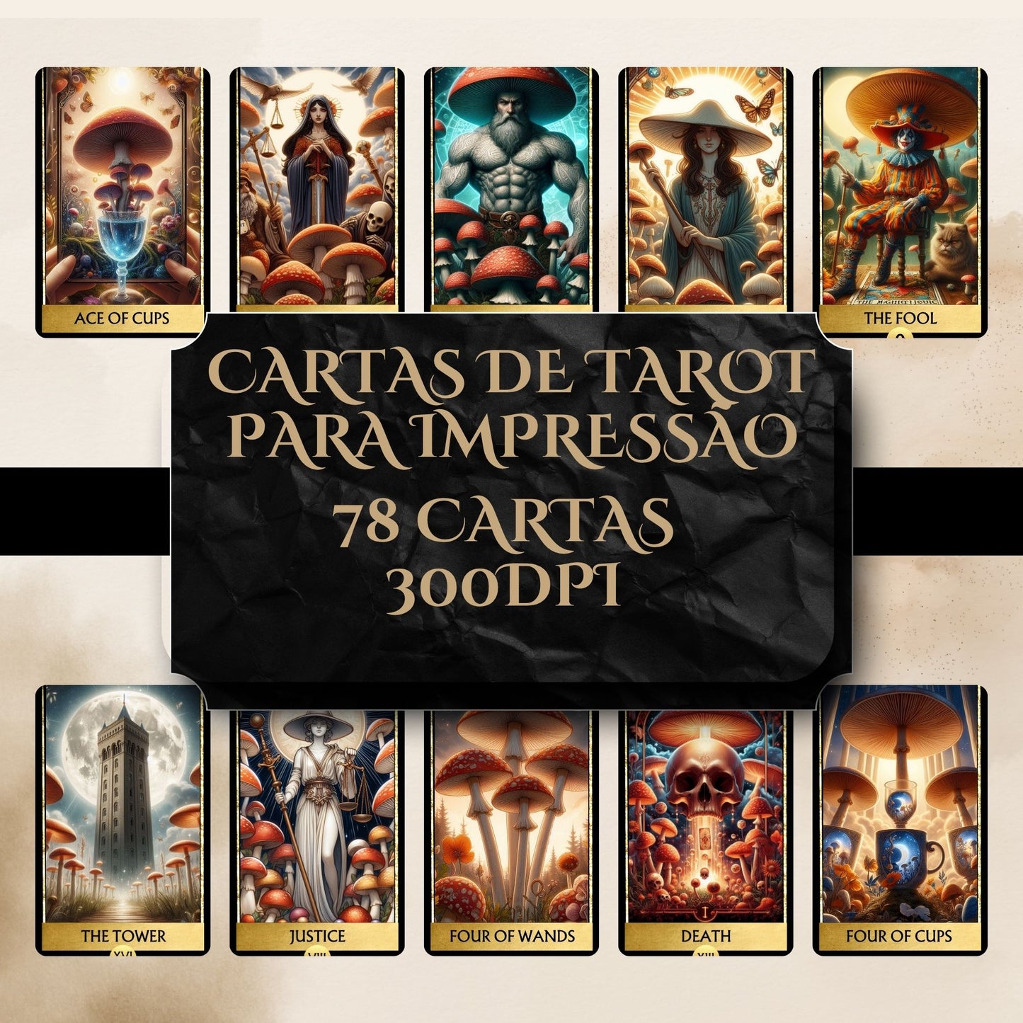 Magic Mushroom digital 78 cartas