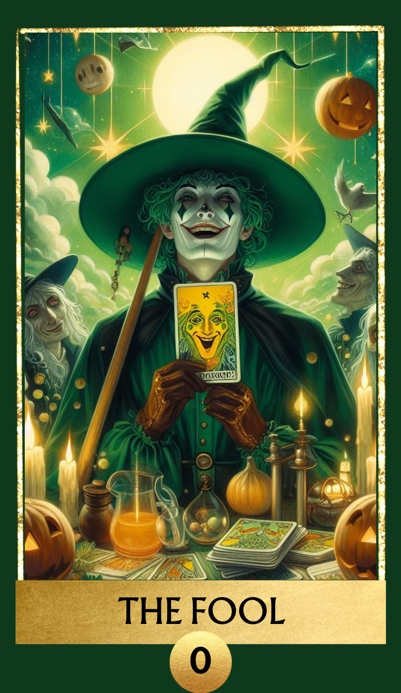 Deck Tarot Green Witchcraft digital