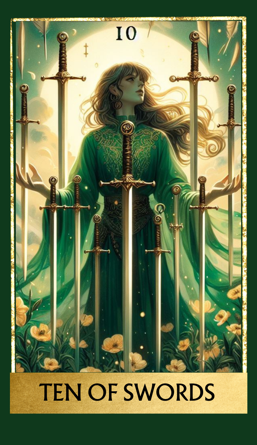 Deck Tarot Green Witchcraft digital
