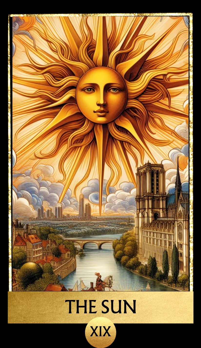 Paris Illustration Tarot Deck Digital 78 cartas