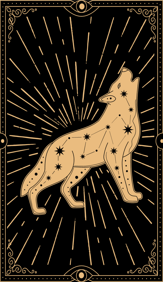 Deck para tarot digital para impressão Black dourado
