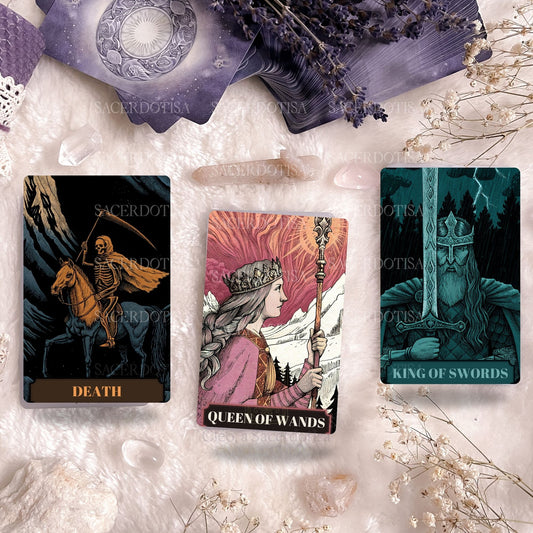 Deck para tarot digital para impressão Narco