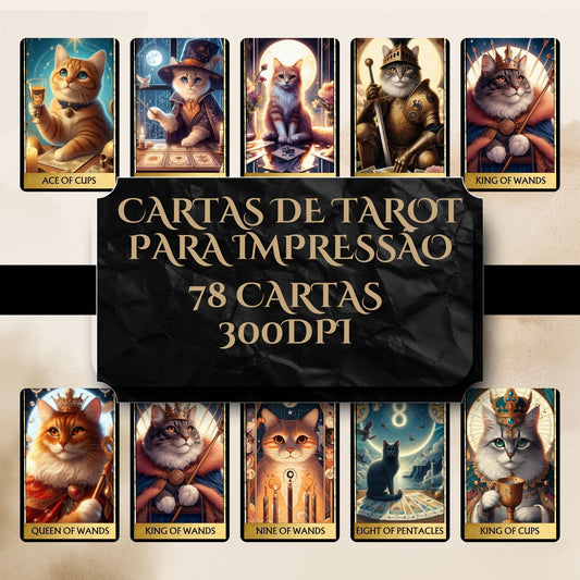 Deck para tarot digital GATOS