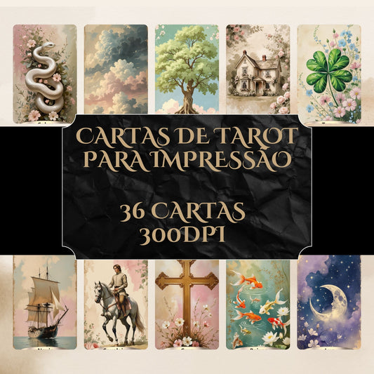 Baralho Lenormand  – 36 Cartas em Alta Resolução