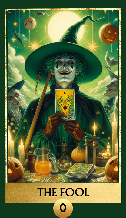 Deck  Tarot Green Witchcraft digital