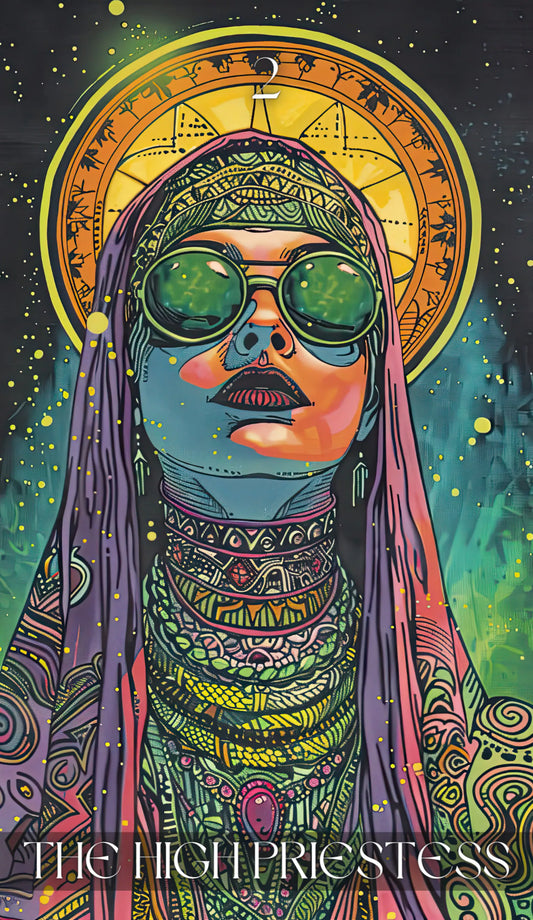 Deck para tarot digital para impressão Trippin