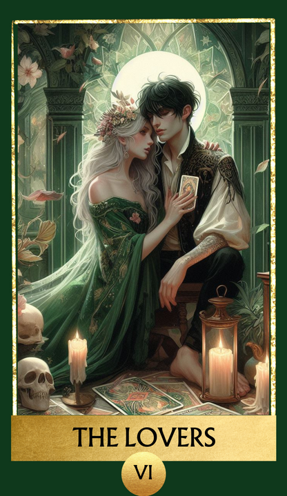 Deck  Tarot Green Witchcraft digital